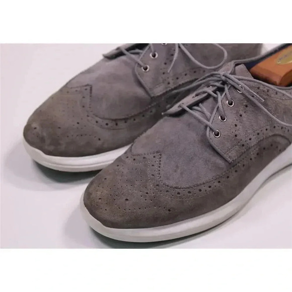 Footjoy 56113 FJ Flex LE Gray Suede Wingtip Oxford Sneaker Dress Shoes Men\'s 9.5 main image 9